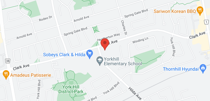 map of 905 343 Clark Ave W